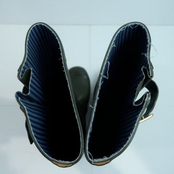 Tom Joules Green Wellie Adults UK Size 7 Wellington Boots Dog Walking Hiking - Picture 11 of 12